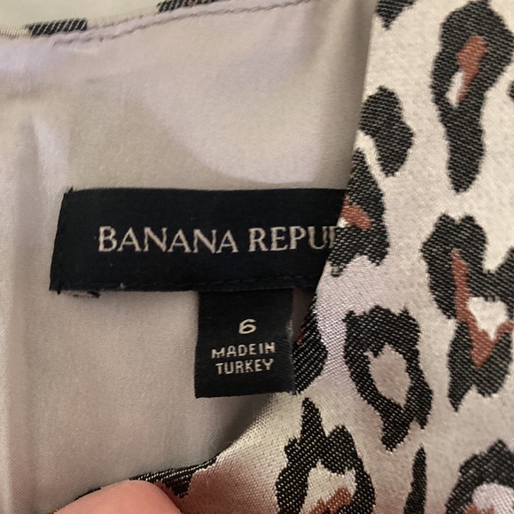 Banana Republic leopard print metallic shift dress - Picture 9 of 16